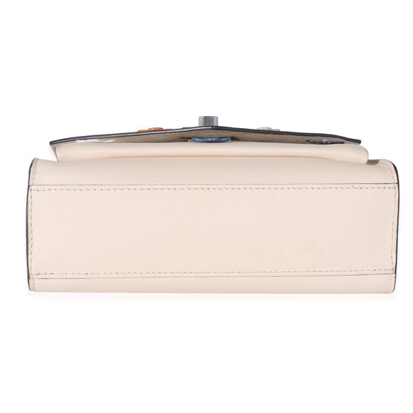 Louis Vuitton White Leather Mylockme Fleurs BB - Picture 5 of 7